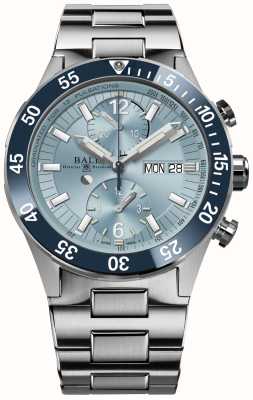 Ball Watch Company Edição limitada de cronógrafo de resgate Roadmaster azul gelo (1.000 peças) DC3030C-S1-IBE
