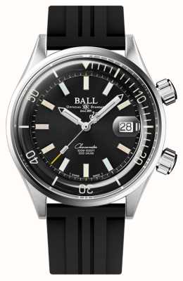 Ball Watch Company Engineer master ii mergulhador cronômetro 42mm pulseira de borracha preta DM2280A-P1C-BKR