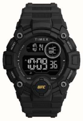 Timex X ufc rematch digital / borracha preta TW5M53200