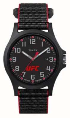 Timex x UFC Apex mostrador preto / tecido preto TW2V55000