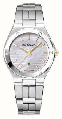 Herbelin Camarat boné feminino | mostrador de prata | pulseira de aço inoxidável 14545B19T