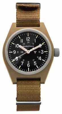 Marathon Desert tan mecânico de uso geral (gpm) | pulseira de nylon balístico marrom WW194003DT-0103