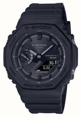 Casio G-shock | bluetooth | série solar 2100 | pulseira de resina preta GA-B2100-1A1ER