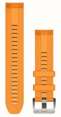 Garmin Somente pulseira de relógio Quickfit® 22 marq - pulseira de silicone laranja brilhante 010-13225-04