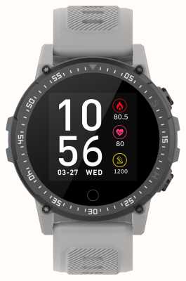 Reflex Active Smartwatch multifuncional esportivo série 05 (46 mm) com mostrador digital / silicone cinza RA05-2130