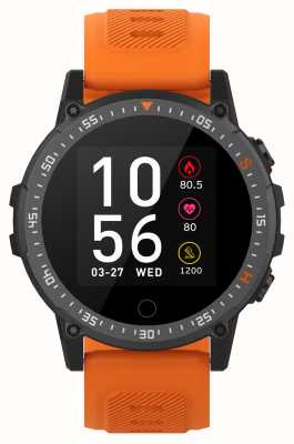 Reflex Active Smartwatch esportivo multifuncional Série 05 (46 mm) com mostrador digital / silicone laranja RA05-2132