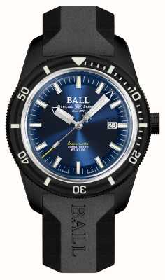 Ball Watch Company Edição limitada do cronômetro de herança skindiver Engineer ii (42 mm) mostrador azul / borracha preta (arco-íris) DD3208B-P2C-BER