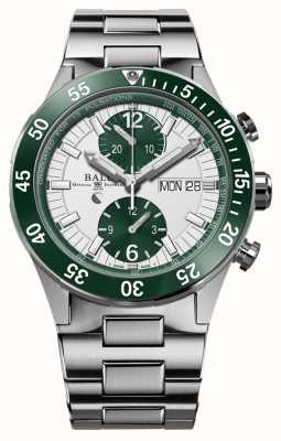 Ball Watch Company Cronógrafo de resgate Roadmaster | 41mm | edição limitada | verde e branco DC3030C-S2-WH