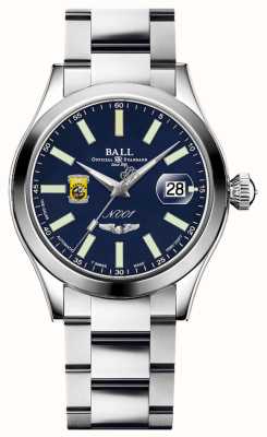 Ball Watch Company Engineer master ii doolittle raiders (40mm) mostrador azul / pulseira de aço inoxidável NM3000C-S1-BE