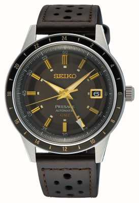 Seiko Presage 'fume' estilo road trip gmt dos anos 60 SSK013J1