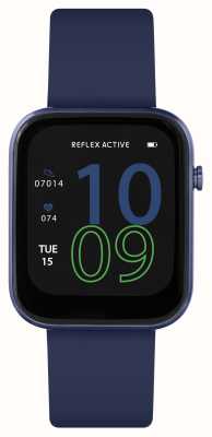 Reflex Active Smartwatch multifuncional Série 12 (38 mm) com mostrador digital / silicone azul marinho RA12-2154