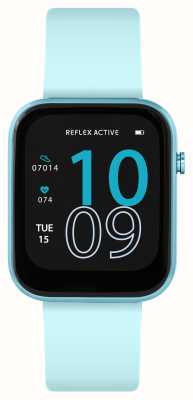 Reflex Active Smartwatch multifuncional Série 12 (38 mm) com mostrador digital / silicone azul celeste RA12-2159