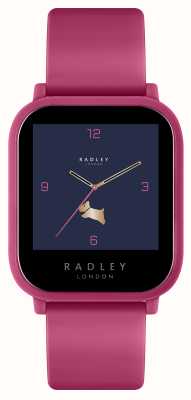 Radley Pulseira de silicone rosa escuro com rastreador de atividade inteligente Série 10 (36 mm) RYS10-2157