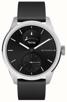 Withings Scanwatch 2 - smartwatch híbrido com mostrador híbrido preto ecg (42 mm) / silicone preto HWA10-MODEL 4-ALL-INT