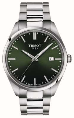 Tissot Masculino pr 100 (40 mm) mostrador verde / pulseira de aço inoxidável T1504101109100
