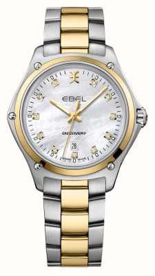 EBEL Discovery - mostrador em madrepérola com 11 diamantes (33 mm) / pulseira em aço inoxidável de dois tons 1216531
