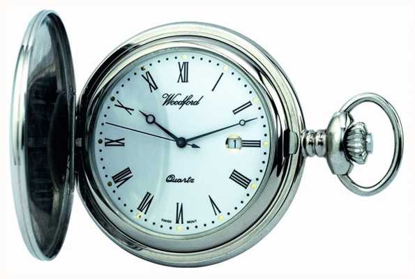 Relógio de bolso masculino Woodford em aço inoxidável 1206