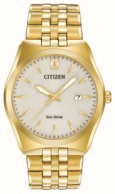 Citizen relógio corso eco drive ouro ip masculino BM7332-53P