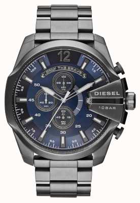 Diesel Relógio cronógrafo mega chefe mostrador azul DZ4329