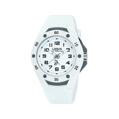 Lorus Relógio infantil Novak Djokovic Foundation branco R2367LX9
