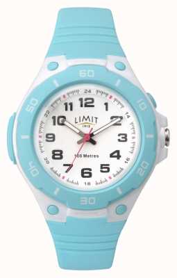 Limit Relógio desportivo analógico feminino azul ciano 5698.71