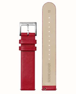 Mondaine Correia apenas 18mm pulseira de couro vermelho FE311830Q5