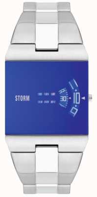 STORM | novo relógio remi quadrado lazer azul | 47430/LB