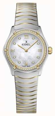 EBEL Esporte feminino clássico 53 diamantes 18k ouro amarelo 1216412A