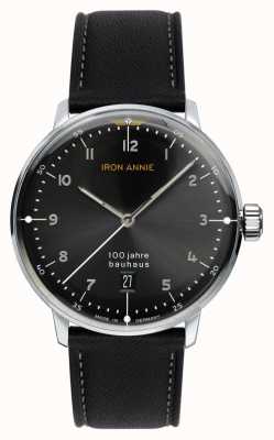 Iron Annie Bauhaus | mostrador preto | pulseira de couro preta 5046-2