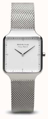 Bering | max rené | prata polida feminina | pulseira em malha de aço | 15832-004