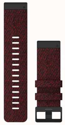 Garmin Apenas pulseira do relógio Quickfit 26, nylon vermelho heathered 010-12864-06