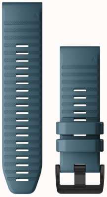 Garmin Bracelete de relógio Quickfit 26 apenas, silicone azul à beira do lago 010-12864-03