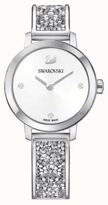 Swarovski | rocha cósmica | pulseira de aço inoxidável | mostrador branco 5376080