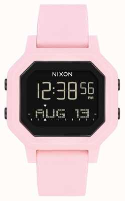 Nixon Siren | rosa pálido | digital | pulseira de silicone rosa A1311-3154-00