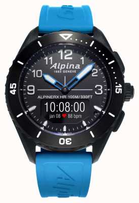 Alpina | alpinerx vivo | pulseira de borracha azul | AL-284LBBW5AQ6