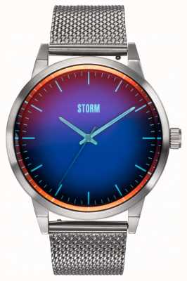 STORM Styro lazer azul | pulseira de malha de aço 47487/LB