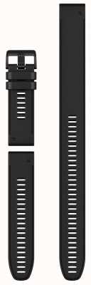 Garmin Quickfit 26 mm conjunto de mergulho de três peças apenas com alça de silicone preta 010-12907-00