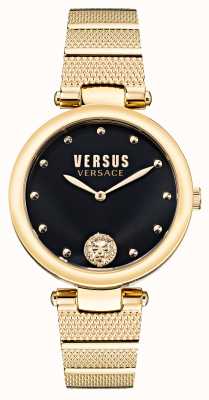Versus Versace Relógio de aço folheado a ouro Versus los feliz VSP1G0621