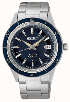 Seiko Relógio com mostrador azul estilo predefinido dos anos 60 SRPG05J1