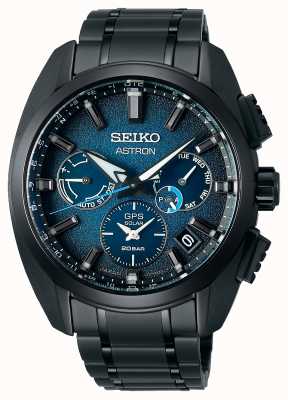 Seiko Ex-display astron global active ti edição limitada mostrador azul SSH105J1-EXDISPLAY