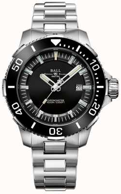 Ball Watch Company Deepquest relógio com mostrador preto cerâmico DM3002A-S3CJ-BK