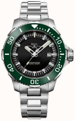 Ball Watch Company Relógio com mostrador verde cerâmico Deepquest DM3002A-S4CJ-BK