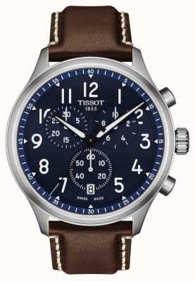 Tissot Relógio com mostrador azul vintage Chrono xl T1166171604200