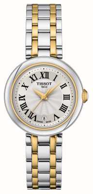Tissot Relógio de mulher de dois tons Bellissima T1260102201300