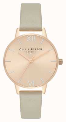 Olivia Burton Relógio midi em ouro rosa claro, prata e cinza OB16EN11