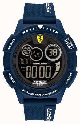 Scuderia Ferrari Pulseira de silicone azul super rápido Apex 0830858