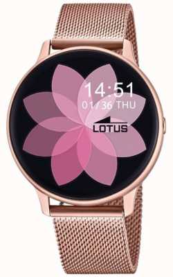 Lotus Smartime pulseira de malha de aço ouro rosa L50015/A