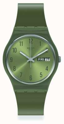 Swatch Relógio pulseira de silicone Pearlygreen GG712