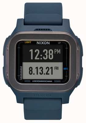 Nixon Expedição Regulus | caixa azul marinho e relógio com pulseira A1324-307-00