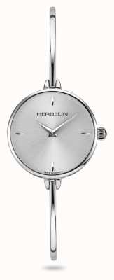 Herbelin Relógio feminino Fil com pulseira com mostrador prateado 17206/B11